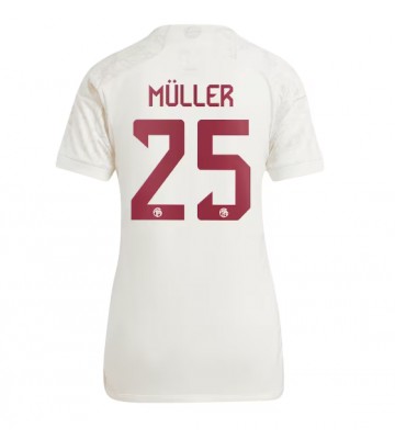 Bayern Munich Thomas Muller #25 Koszulka Trzecich Kobiety 2023-24 Krótki Rękaw